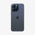 AGL07163 - iPhone 15 Pro / 15 Pro Max Optik Pro Lens Protector in natural titanium showing the device